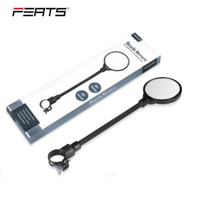 China FERTS Mountain Bikes Bicycle Mirror Rotatable In 360 Degree Bicycle Handlebar Three Way Safety for sale