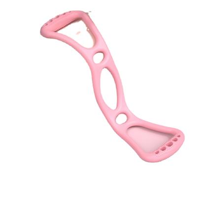 China Yoga Exercise Silicone Gathering Home Fitness Elastic Band Yoga Equipment Female Open Shoulder Stretcher Practice Eight-character Back Rope for sale