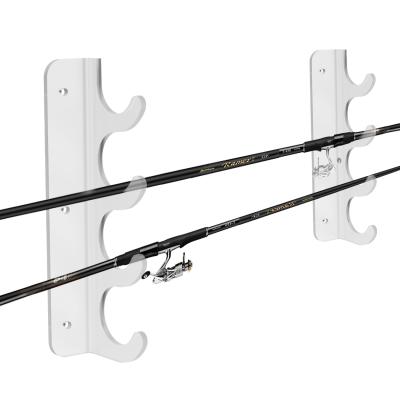 China Save Space Fishing Pole Rack Pole Rack Rod Holder For Garage To Include Hardware for sale