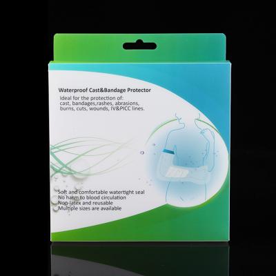 China Recycled Materials Factory Customized TO PET Plastic Medical Supplies Packaging Folding Box PP Frosted Hook Packaging Box Can Be Customized LOGO for sale