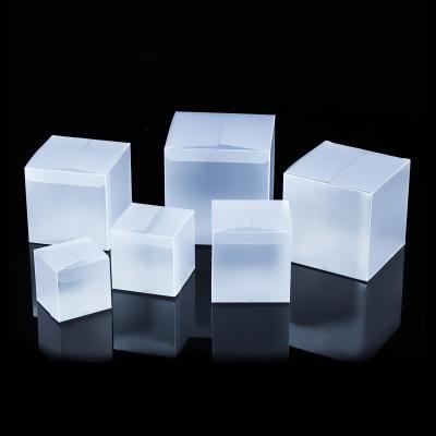 China Recycled Materials Customized High Quality Translucent Scrub Plastic Box PET PP PVC Foldable Gift Box Packaging Toys Packaging Box for sale