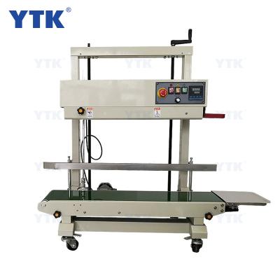 China 20KG Big Bag High Yield PE Vertical Film Ink Wheeled Printing Sealing Machine Automatic Printing Sealing Machine for sale