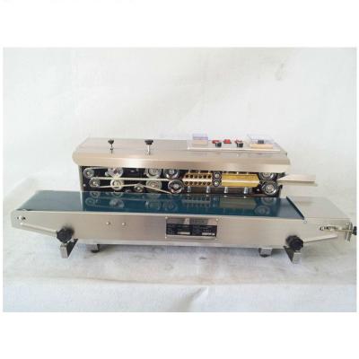 China FR1000 food sealing machine, plastic film sealing machine, continuous bag sealing machine for sale