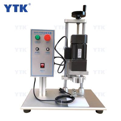 China Manual Simple Operation YTK Small Semi Automatic Press Bottle Screw Plastic Capping Machine for sale