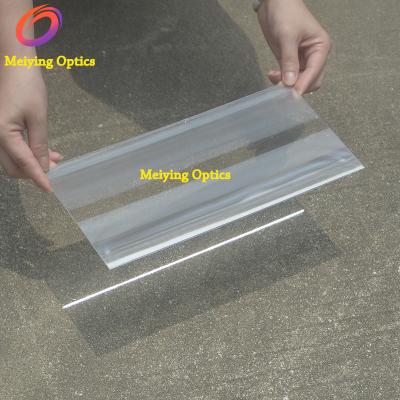 China PMMA material linear fresnel lens,acrylic fresnel lens 250*150mm with focal length 120mm for sale