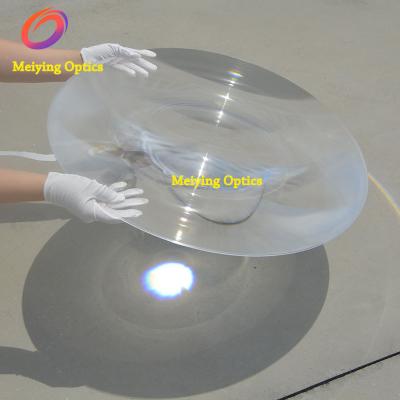 China Dia 600mm round shape PMMA fresnel lens,spot fresnel lens for solar energy concentrator for sale