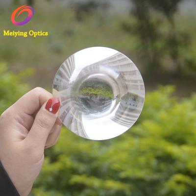 China High quality and best price round shape dia 100mm pmma material spot fresnel lens for Led Light for sale