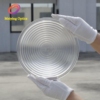 China Diameter 200mm Borosilicate Glass Fresnel lens for spot Lamp,bulb,LED,Light for sale