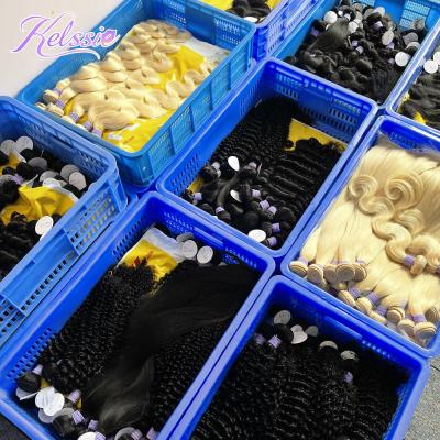 China Wholesale Russian ST/BW/LW/DW/CW/KCW Raw 613 Blonde Hair Bundles, Raw 613 Virgin Hair, Cuticle Aligned Blonde Curly Hair Extensions for sale