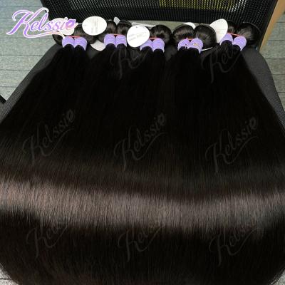 China Kelssie Brazil Raw Virgin Remy Hair Silky Straight Hair Weave, Raw Virgin Cuticle Aligned Hair, Cheap Price 40 Inch Hair Extensi for sale