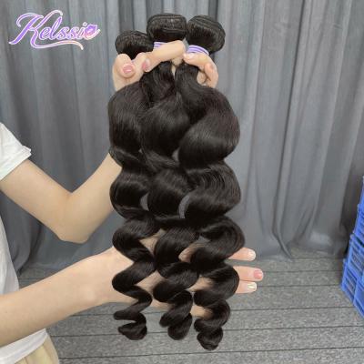 China Wholesale 100% Loose Wave Hair Bundles Virgin Aligned Cuticle Hair Loose Wave Hair Vendors Free Sample for sale