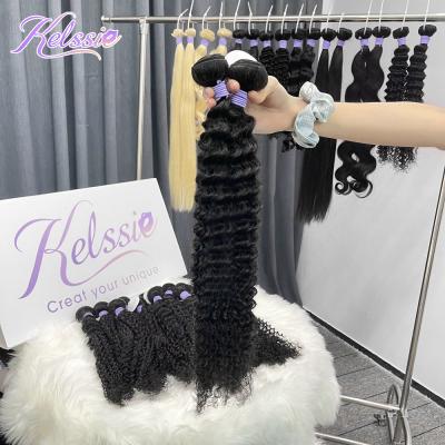 China Custom Loose Wave Kelssie Logo, Satin Hair Bag Drawstring Satin Wig Bag, Pink/Black Satin BaKelssie For Hair Extension Custom Log for sale