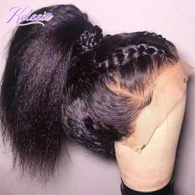 China BEST Quality ST/BW/LW/DW/CW/KCW Pre-plucked BabyHair Natural Hair 360 Lace Wig For Black Women for sale