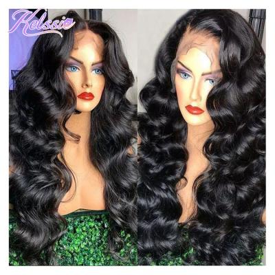 China Full WI 180% Glueless, Natural Bleached Knot Glueless Hair Wig, ST/BW/LW/DW/CW/KCW Invisible Straight Kelssie Lace Scalp Hair Wig for sale