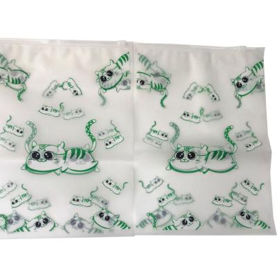 China Custom Recyclable Clear Plastic Clothing And Shoes Ziplock Logo Bags for sale