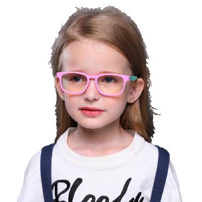 China Anti Blue Ray 2021 2022 DCOPTICAL Silicone TR90 Anti Blue Light Glasses For Kids Computer Childre Blue Light Blocking Glasses for sale