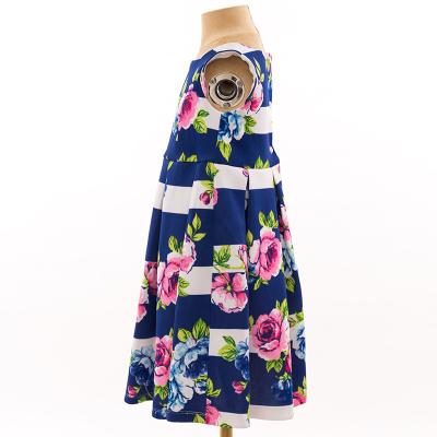 China Anti-wrinkle Finalz Fashion Design Girls Dresses Long Flying Sleeves Print Dress for sale