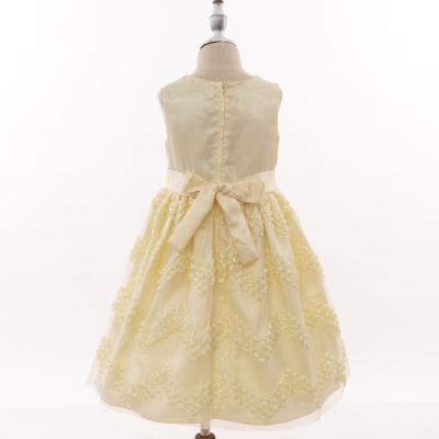 China Factory Direct Anti-wrinkle Finalz Girls Dress New Design Sleeveless Princess Dress for sale