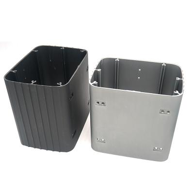 China Silver Square Aluminium Electrical Enclosure Extruded Lightweight for sale