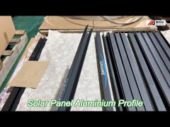 customized length solar panel frame alu profile for optimal performance