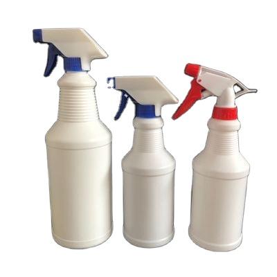 China 500ml 1000ml Pe Plastic Trigger Spray Bottle White High Density Polyethylene  32oz for sale