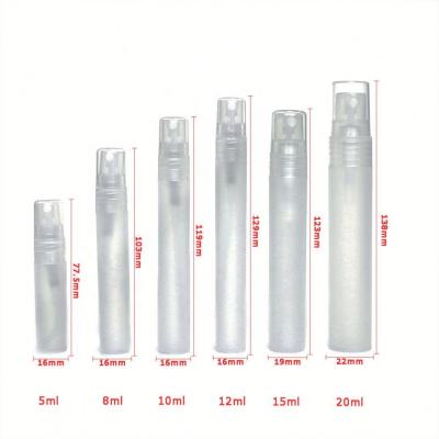 China Free samples refillable pen sprayer bottle 5ml 7ml 9ml empty mini fine mist plastic spray bottles for sale