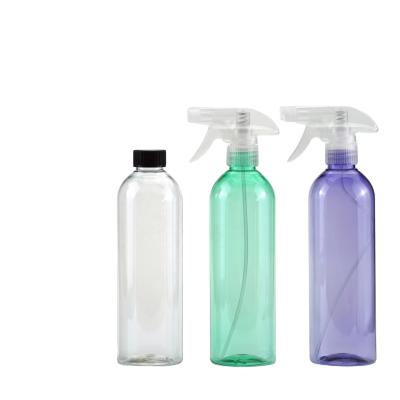 China 500 ML Plastic Trigger Spray Bottle Screen Printing PET Surface Handling For BEAUTY PACKAGING for sale