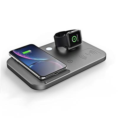 China New Arrival Qi 5 in 1 Wireless Charger Stand For Iphone Charger Dock Station Charger for sale