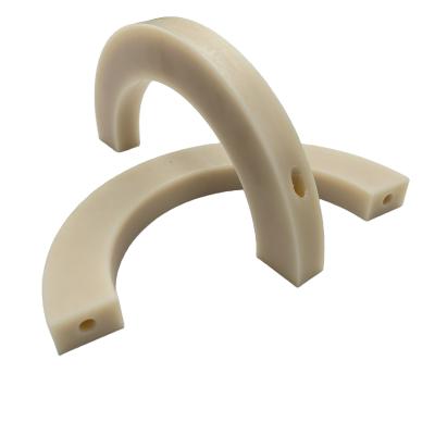 China Industrial Plastic Parts Accept Customized CNC Machined Abrasion Resistant Nylon Spacers for sale