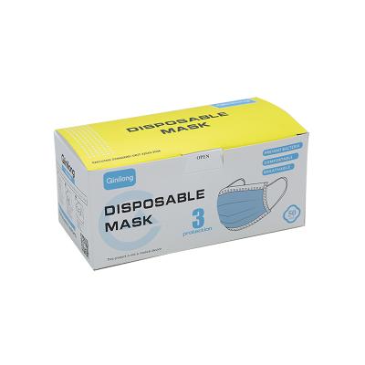 China Comfortable Fit Medical Mask 3 Layer Surgical Face Mask Hospital Disposable Mascarilla 3 Ply for sale