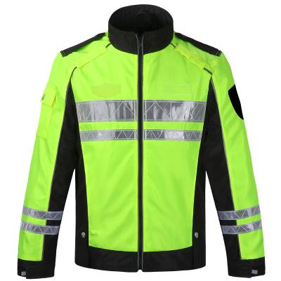 China water proof & RTS Spring Autumn Patrol Safety Reflective Anti-wind Turbine Breathable Promotional Well Designed Suit for sale