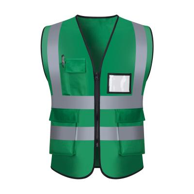 China Customized High Visible Multicolor Breathable Work Tool Vest Work Tool Vest Multi Pocket Logo Customized Optional Reflective Wear for sale