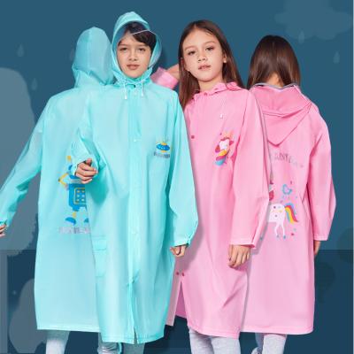 China water proof & breathable whole sale customized high quality kids raincoat boy girl kids rain wear reflective water proof hoodie large rain coat for sale