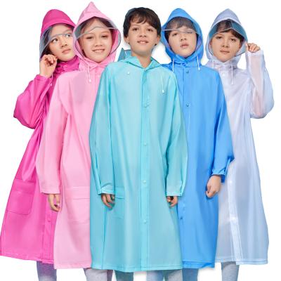 China water proof & Low Price RTS Factory Supply Kids Girl Boy Hooded Raincoat Breathable Outdoor One-Piece Overalls Children Raincoat Clothes for sale