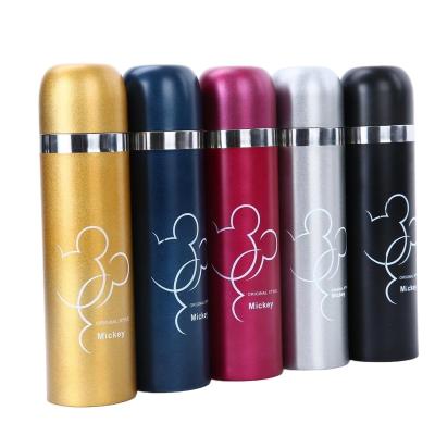 China 2020 PORTABLE New Explosion Style Cartoon Vacuum Mug Bullet Stainless Steel Mug Business Thermous Gift for sale