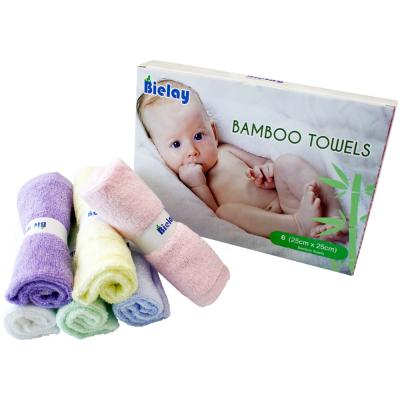 China Baby Hypoallergenic Bamboo Washcloth/Wipes 6 Organic Packs, 10