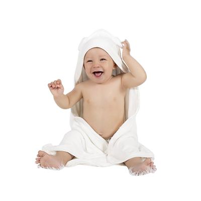 China Hypoallergenic Hooded Towel Organic Bamboo Baby Hooded Baby Towel with Bear Ears for sale