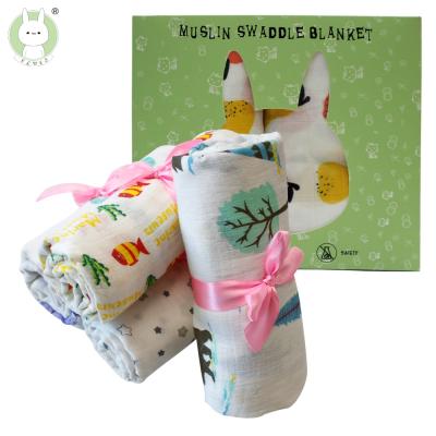 China Anti-pilling 70 cotton 30 cotton baby organic bamboo blanket muslin wrap blankets cotton travel blankets for sale