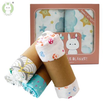 China Anti-pilling wrap bamboo cotton blanket in bamboo baby blanket cotton muslin wrap bamboo blankets 70% 30 rayon wrap for sale