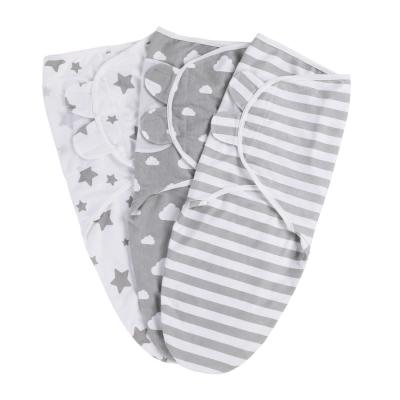 China Adjustable Custom 100% Cotton Anti-pilling Muslin Cotton Baby Infant Sleep Super Soft Bamboo Wraps for sale