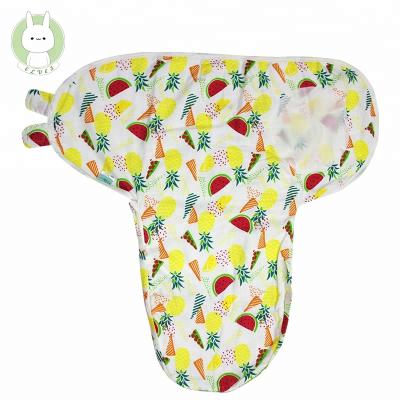 China Natural Organic Newborn Newborn Girl Boy Cotton Plush Muslin Sheet Print Sleep Wrap Premium Baby Wraps for sale