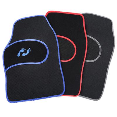 China Brief & New Anti Slip Carpet Single Color Custom Design Unique Interior Durable Car Mat for sale