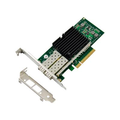 China Server PCIe x8 Intel82599ES Dual Fiber 10GbE Network Card for sale