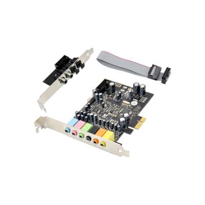 China Factory manufacturer PCIe 7.1Stereo 3D cmi edge 8828 ST18 sound card laptop adapter for sale