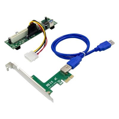 China PCI Express x1 to PCI Card ASM1083 Bridge Card ST45 for sale