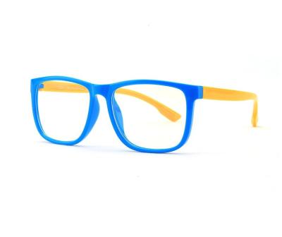 China Girls squareTR90 boys kids computer glass clear frame PC glass computer blocking blue light filter glasses for sale