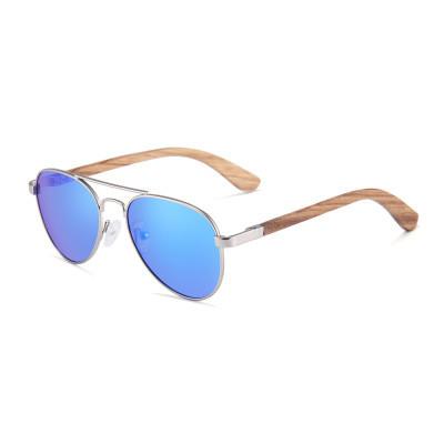 China Fashion Sunglasses With Wooden Leg Frame Kids OEM Customized Vintage Polarized Bamboo Wooden Sunglasses for sale