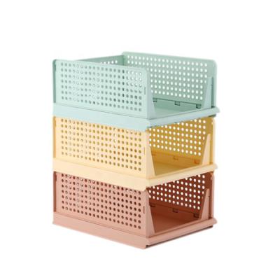 China Modern Suction Design Plastic Laundry Hamper Clothes Organizer Closet Organizer Storage Box For Home for sale