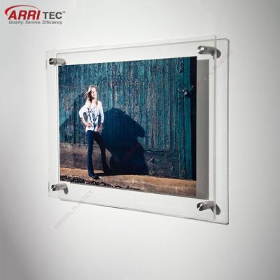 China On The Wall Mount Counter Hanging Picture Frame Acrylic Wholesale Acrylic Frame Display for sale