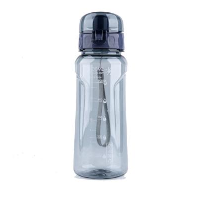 China Sustainable Factory Outlet Customized Bulk Solid Plastic 630Ml Water Bottle for sale